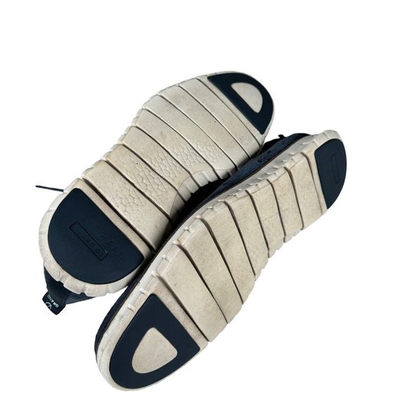 Cole Haan Zero Grand Navy Blue Suede Wingtip Oxford Casual Dress Shoes Mens 11.5 - Picture 11 of 12